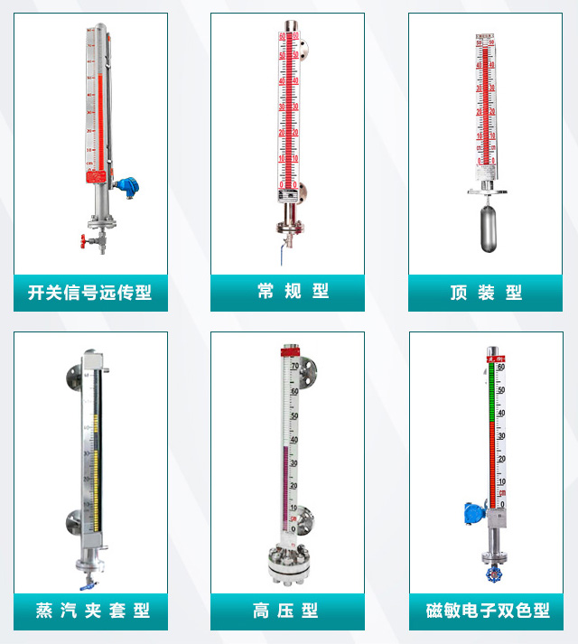 側裝磁翻柱液位計產(chǎn)品分類圖